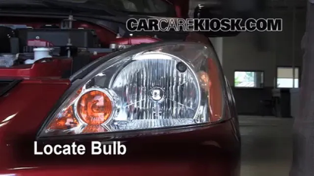 2005 Mitsubishi Lancer ES 2.0L 4 Cyl. Éclairage Feu clignotant avant (remplacer l'ampoule)
